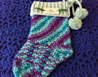 Crochet Christmas Stocking Pattern, Holiday Home Stocking, Heirloom Christmas Stocking Pattern, Crochet Sock Pattern, 3 Versions