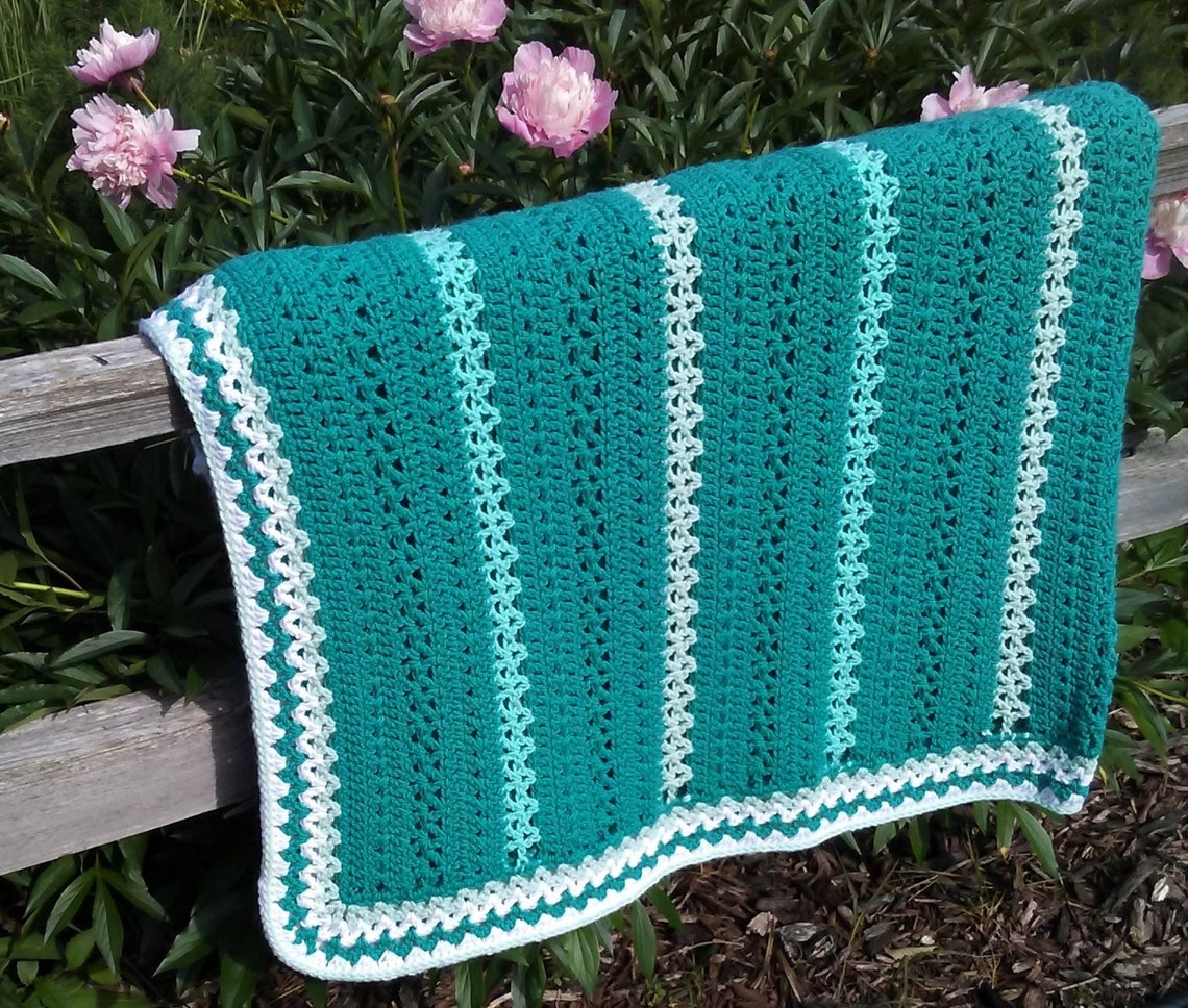 Crochet Blanket Pattern Serenity Blanket Bliss Blankets Etsy