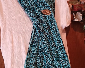 Crochet Scarf Pattern, No Time to Wait Scarf, Bulky Winter Scarf Pattern, Winter Scarf Crochet Pattern