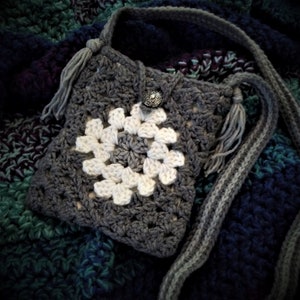 Crochet Purse Pattern, Granny Square Crossbody Bag 1, Crochet Granny Square Bag Pattern, Granny Stitch Pattern, Granny Square Bag Pattern