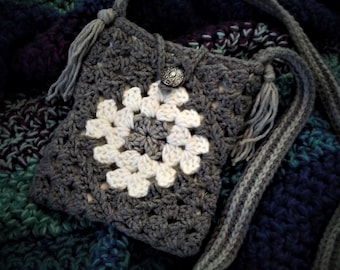 Crochet Purse Pattern, Granny Square Crossbody Bag 1, Crochet Granny Square Bag Pattern, Granny Stitch Pattern, Granny Square Bag Pattern