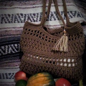 Crochet Tote Pattern, Marnie Market Tote, Crochet Market Tote, Crochet Bag Pattern, Crochet Purse