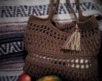 Crochet Tote Pattern, Marnie Market Tote, Crochet Market Tote, Crochet Bag Pattern, Crochet Purse