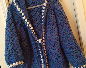 Crochet Cardigan, Hexabomber Jacket Crochet Pattern, Hexagon Cardigan