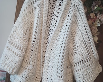 Crochet Cardigan, Love My Hexi Cardi Crochet Pattern, Hexagon Cardigan