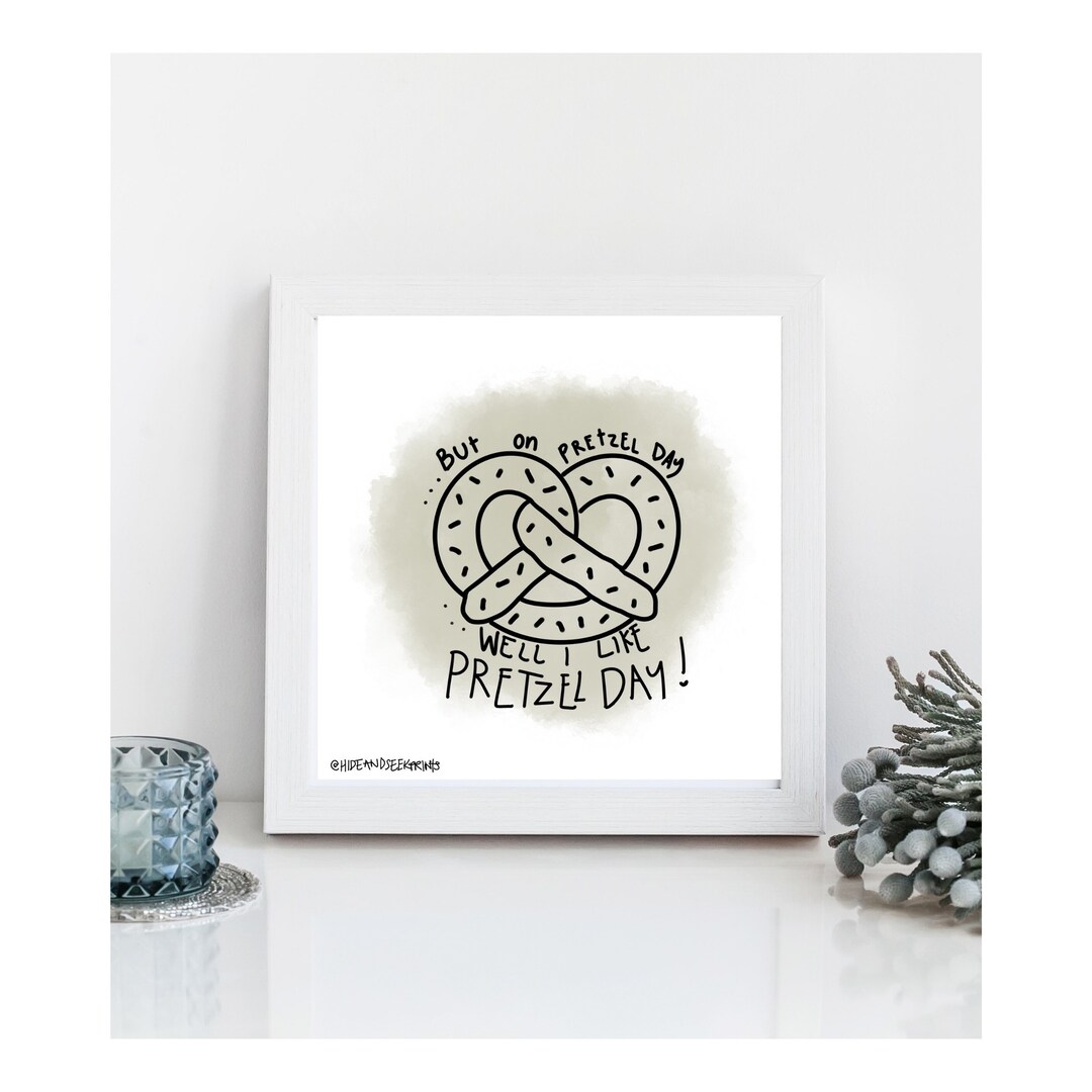 Pretzel Day (the Office Inspired Printable) - Etsy