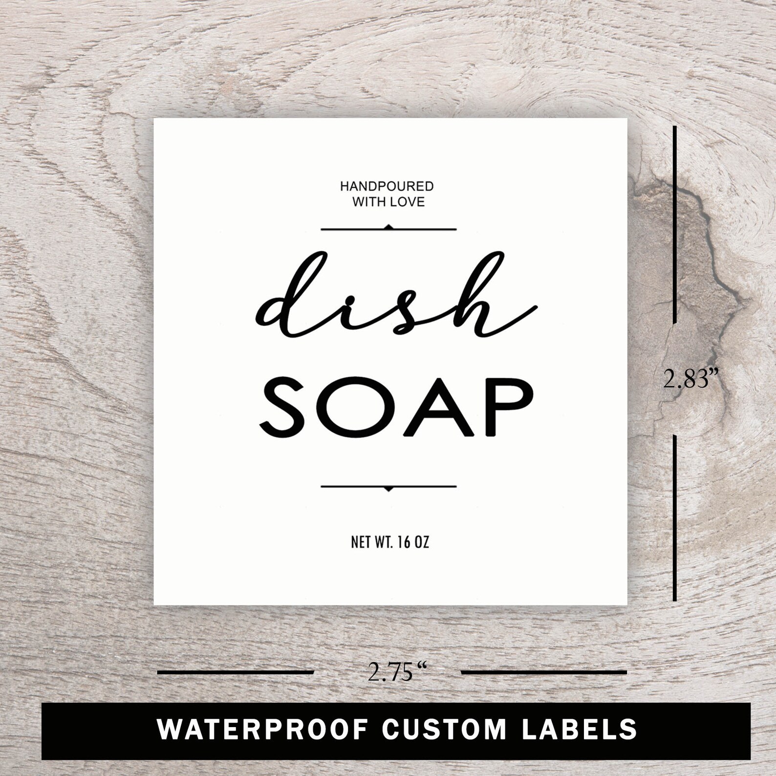 Minimalist Hand Soap Labels Modern Dish Soap Hand Lotion | Etsy