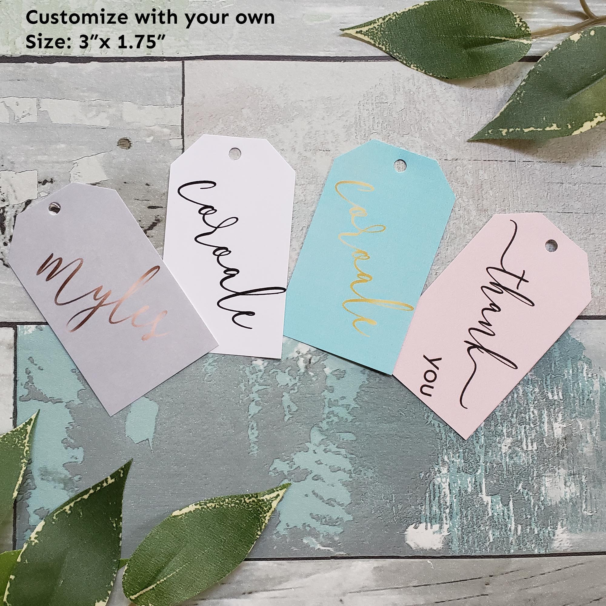 Calligraphy Gift Tags, Personalized Gift Tags, Custom Gift Tags