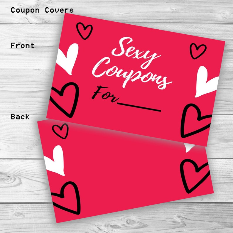 Naughty Coupons Cards Valentines Gifts for Him Her Etsy