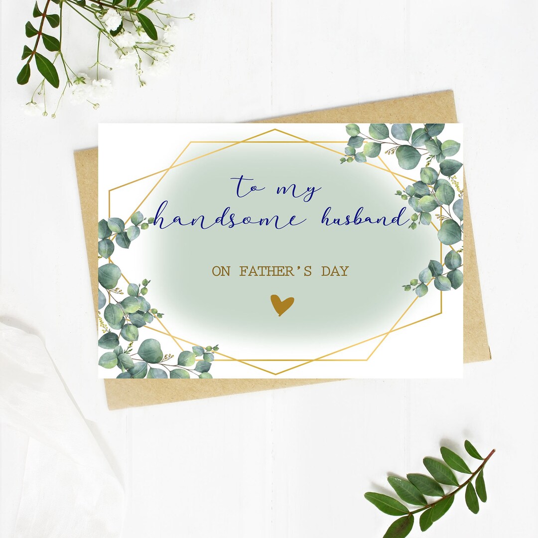 Husband Father's Day Card, Happy Fathers Day Card for Husband, Best Dad ...