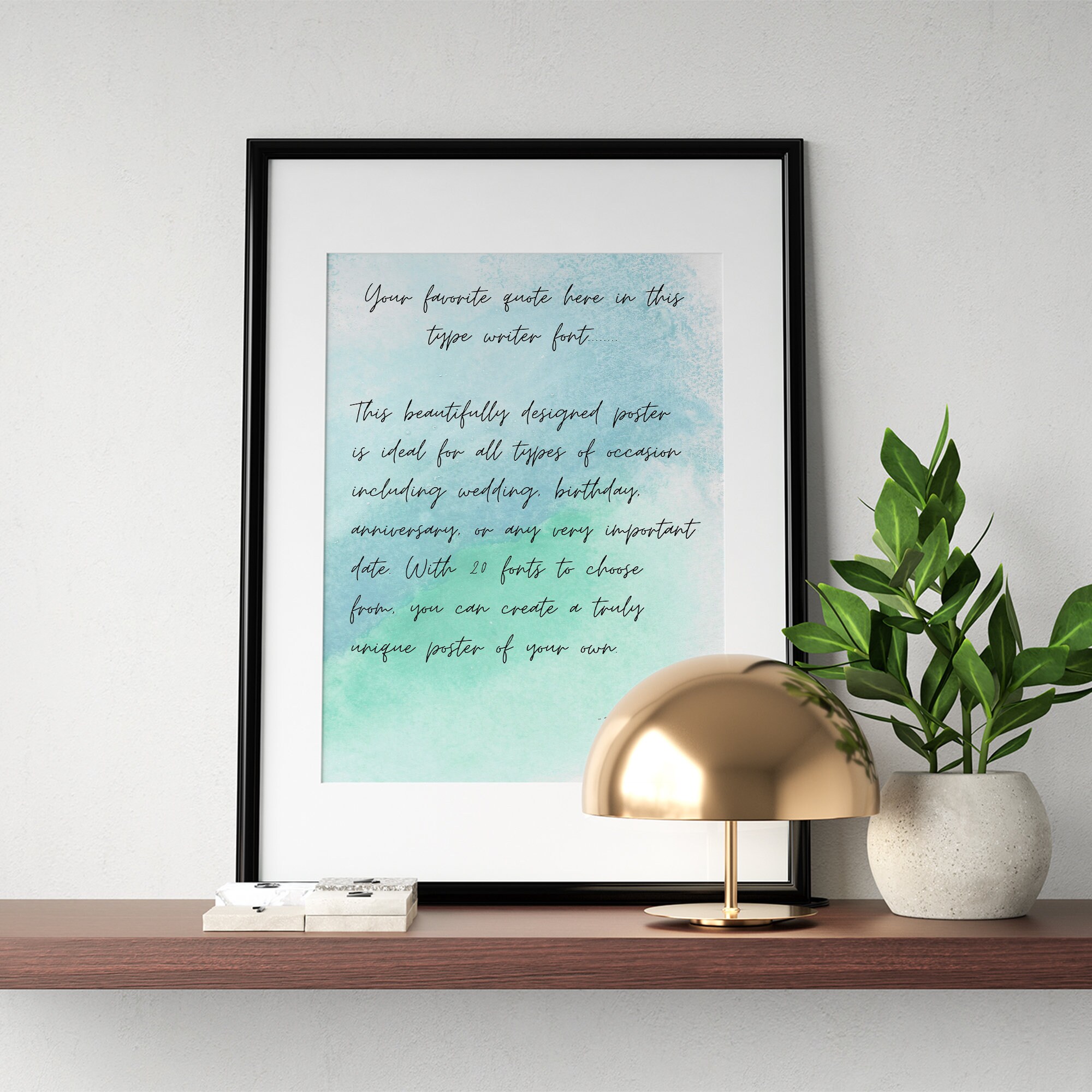 Custom Quote Print Custom Wall Art Custom Quote Poster Etsy