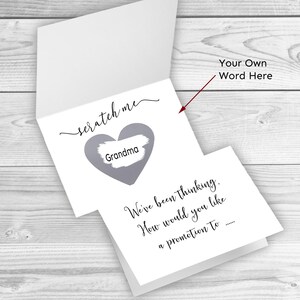 Tarjeta de anuncio de embarazo, Tarjeta de anuncio de bebé, Tarjeta de raspado de nueva tarjeta de bebé, Tarjeta de bebé esperando, Tarjeta elegante de revelación de nuevo bebé