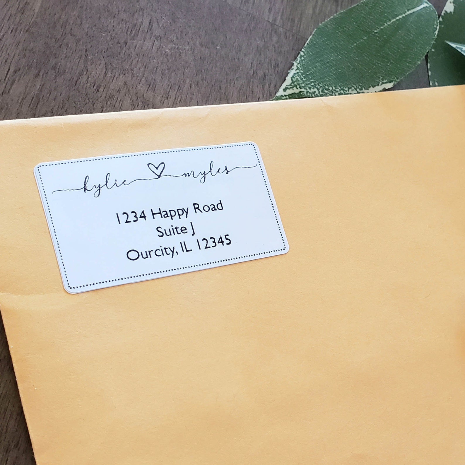 Personalized Couple Address Labels Save the Date Label Etsy