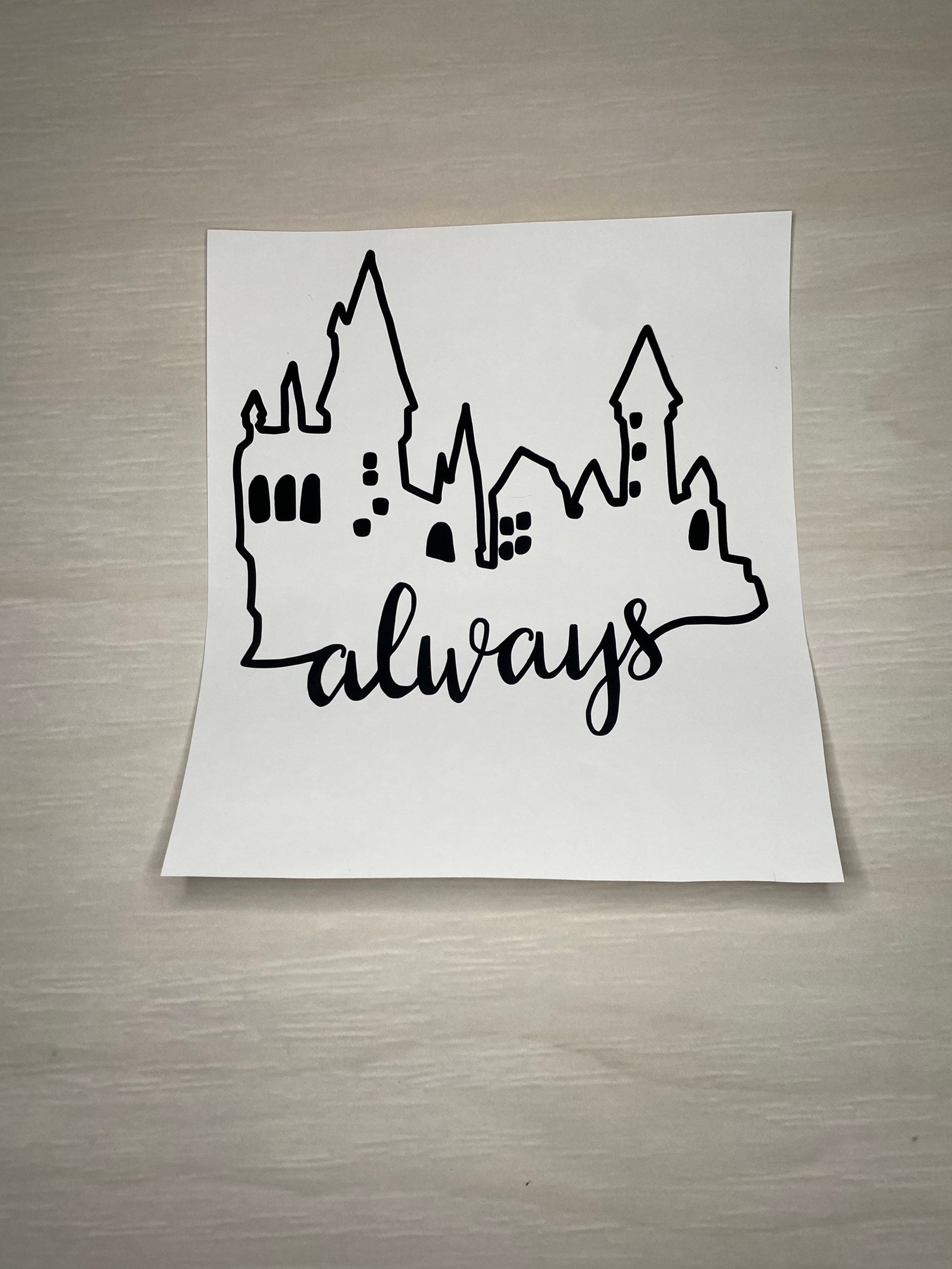 Hogwarts House Permanent Vinyl Decal - Etsy