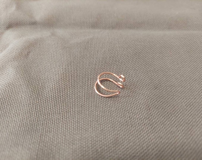 Rose gold ear cuff