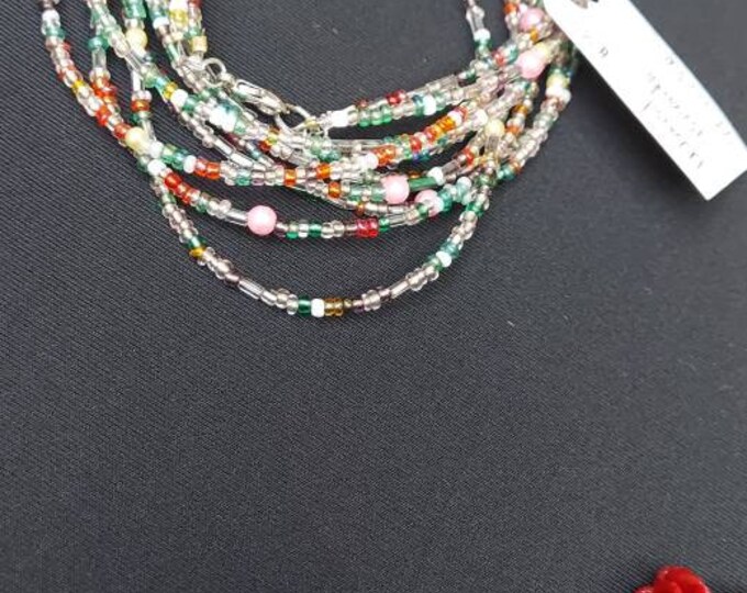 Waist beads, single strand