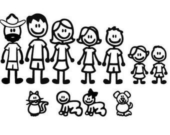 Download Stick Family Svg Etsy
