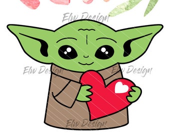 Download Yoda Valentine Etsy
