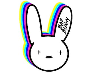 Free Bad Bunny Outline Svg 134 SVG PNG EPS DXF File