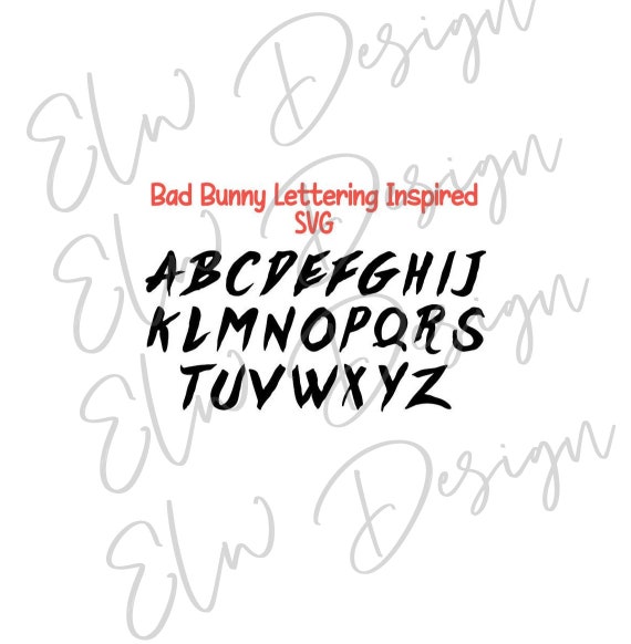Free Free Bad Bunny Name Svg 929 SVG PNG EPS DXF File