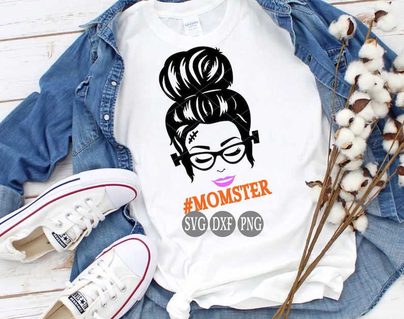 Download Momster Svg Png DXF Cut File Halloween SVG Mom Svg | Etsy