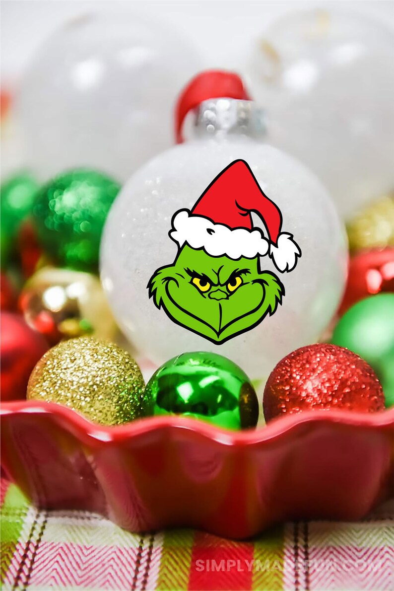 Download Layered Grinch Face Svg - Layered SVG Cut File