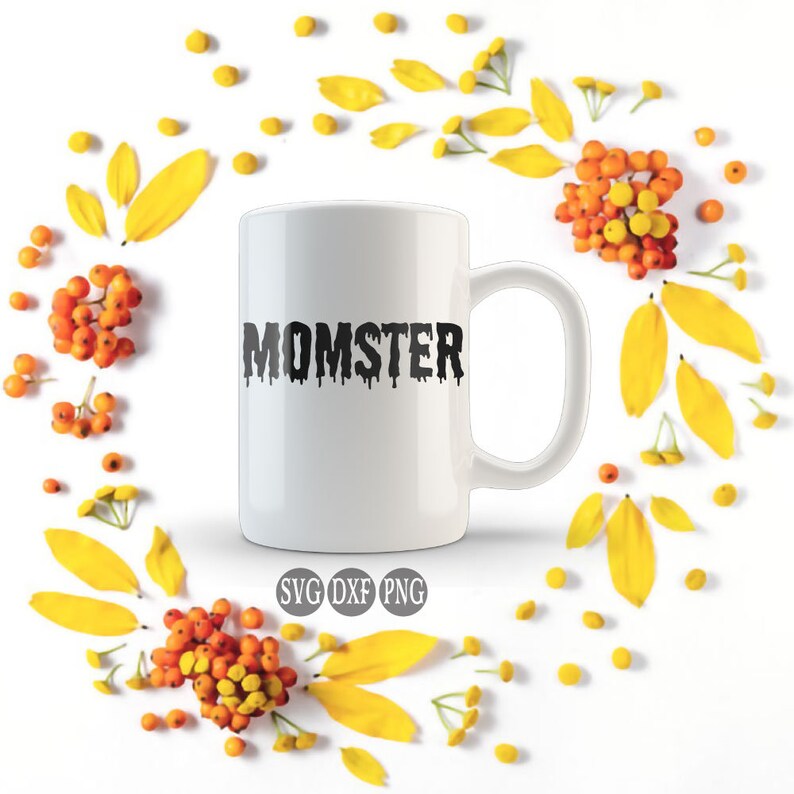 Download Momster SVG Halloween SVG Mom Svg Messy Bun svg Monster | Etsy