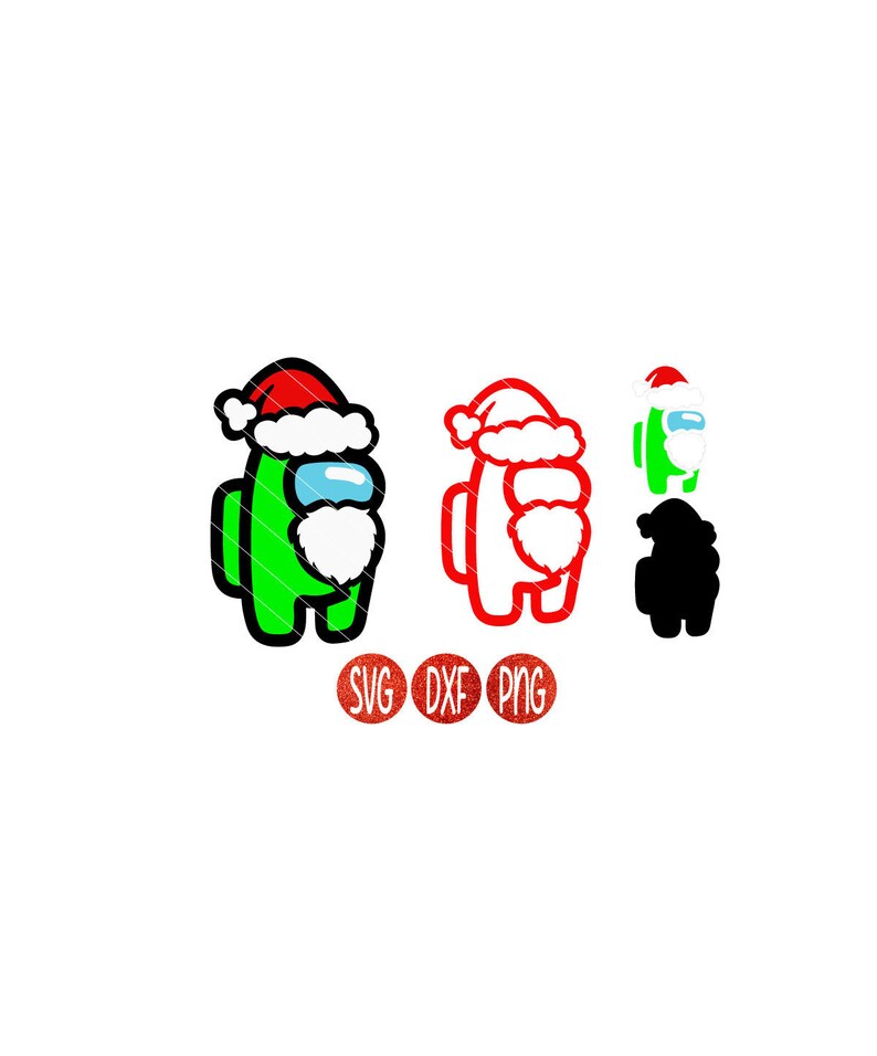 Download Christmas Among Us Svg Png DXF Layered Among Us Cut File ...