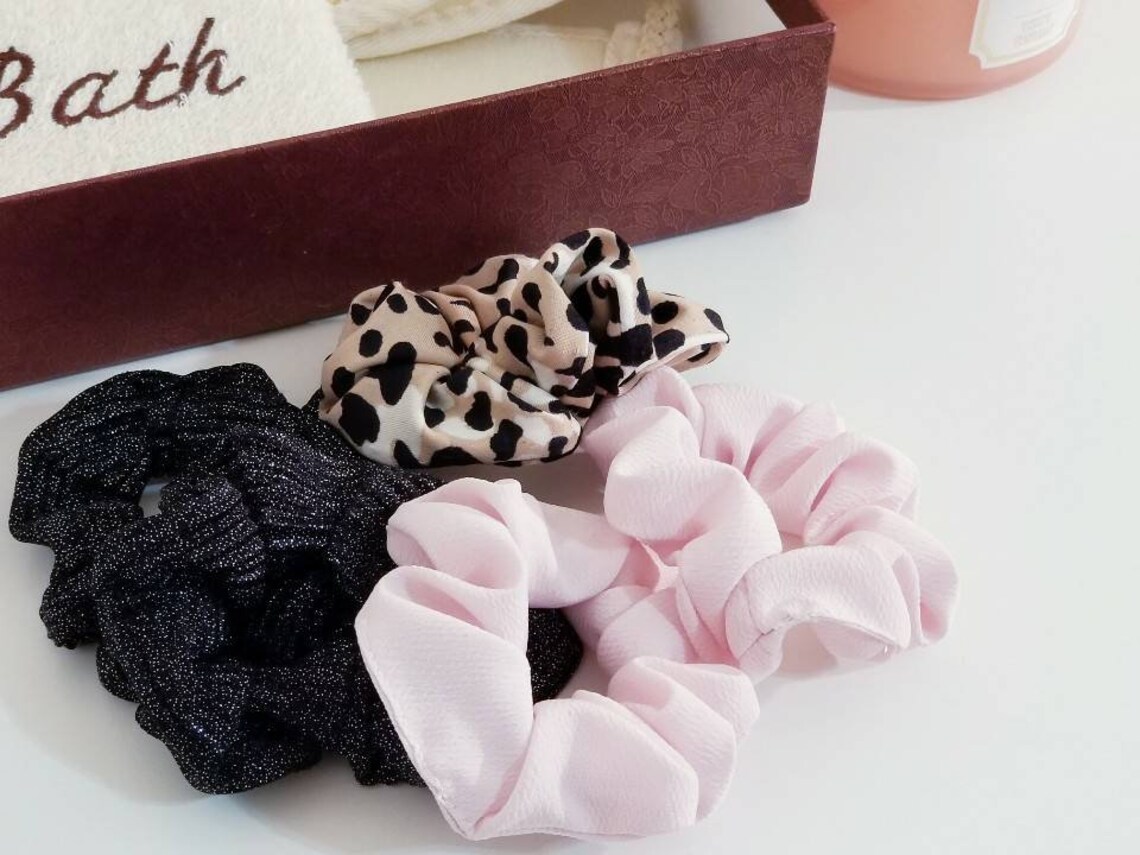 Scrunchie set of 3 bath scrunchie swim scrunchie gift for Etsy