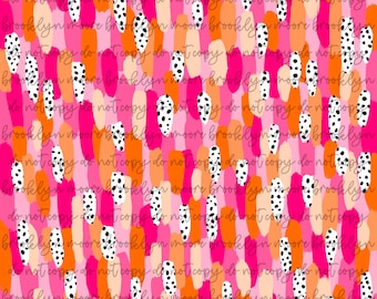 Papel digital con manchas de pintura desordenada y estilo preppy otoñal (NO SIN COSTURAS) PNG