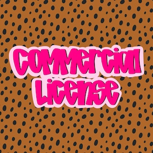 Commercial License, Transfer Printing License, License To Print DTF Transfers, Sublimation Transfers and more