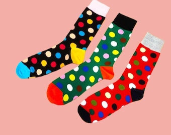 Odd Socks - Dots (3er Pack) von der Odd Sock Mob