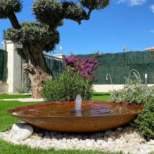 EDELROST DESIGN fountain including lighting warm white