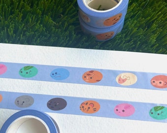 Fruit Basket Zodiac animals Washi Tape