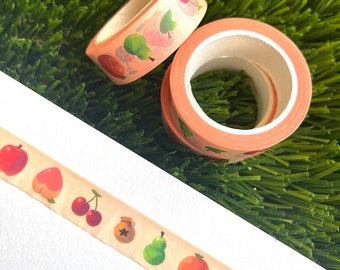 ACNH Fruits Washi Tape