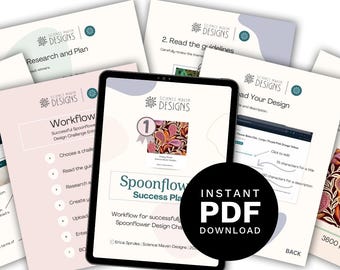 Spoonflower Design Challenge Workflow: Surface Pattern Design Guide (PDF Download)