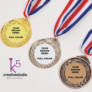 Custom Medals with custom lanyard