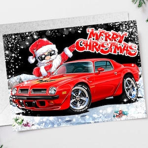 1974 Pontiac Trans Am  Christmas Card