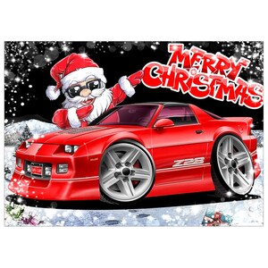 1984 Chevrolet Camaro Iroc-Z  Christmas Card