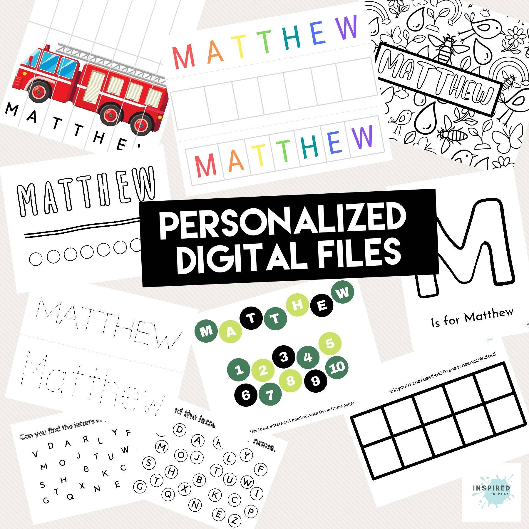 Name Practice Bundle digital Download - Etsy