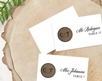 Leather custom wedding envelope sticker for wedding invitation unique wedding stationary wax seals for wedding invite monogram sticker