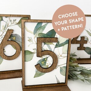 Custom Wedding Table Number Wedding Table Decor Wedding Rectangle Table ...