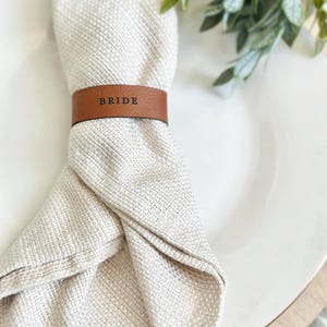 wedding personalized napkin ring
