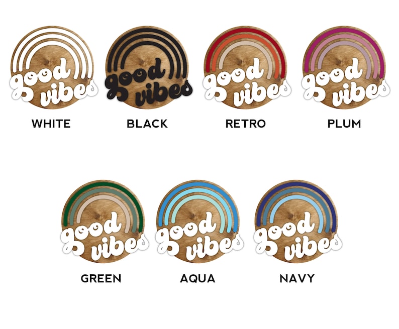 good vibes sign colors