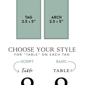 Unique Wedding Table Number Tag Modern Table Decor for Wedding ...
