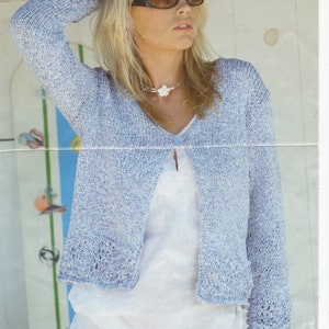 KNITTING PATTERN Ladies Sirdar Surfur Cardigan Instant Digital Download