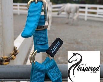 Horse tack name tags, personalized hook and loop tag for bridles, halters, lead ropes, blankets, haynets