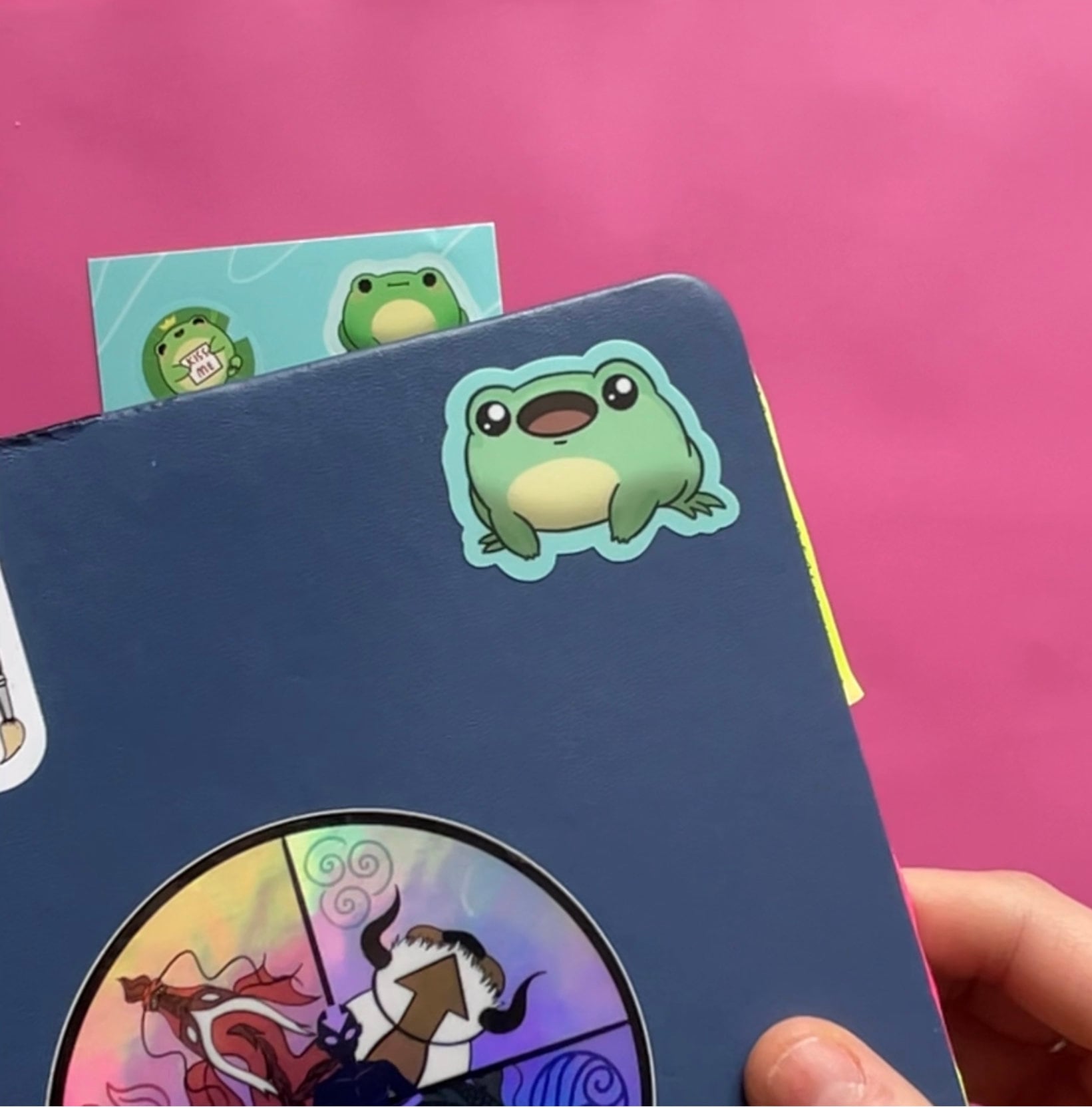 Vinyl Frog Sticker Sheet | Frog Butts | Cute | Chibi | Funny ...