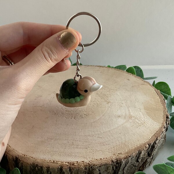 Llavero de pato tortuga / avatar el último airbender / trutleduck / lindo / decoración