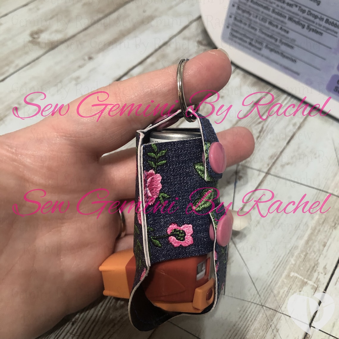 Inhaler Holder Digital Download Template for Faux Leather Etsy UK